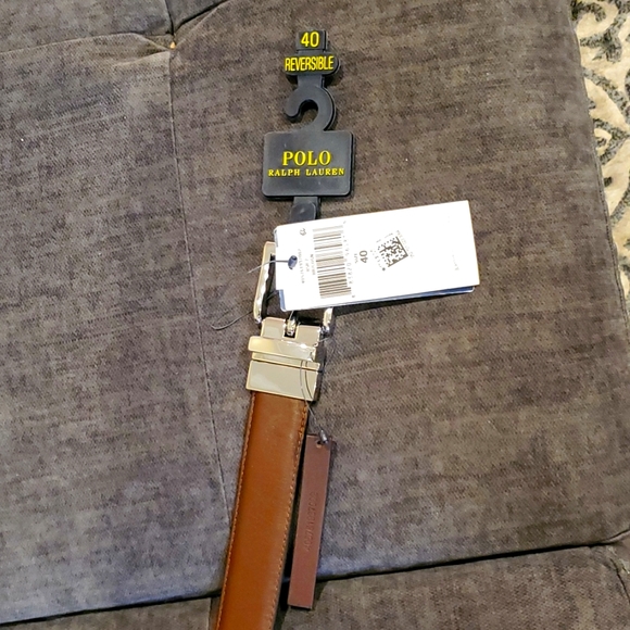 POLO RALPH LAUREN MENS REVERSIBLE BELT - Picture 2 of 3